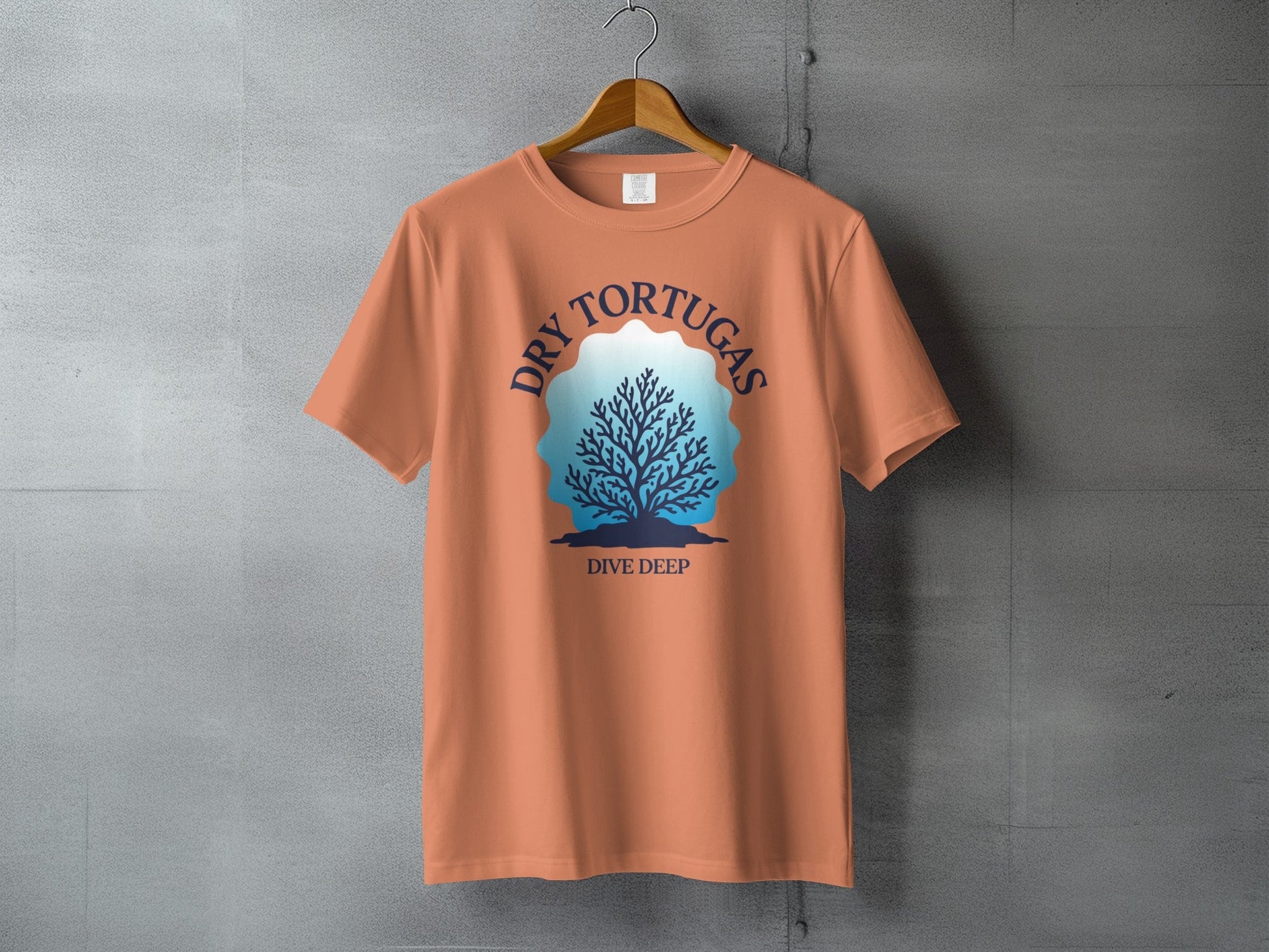 Dry Tortugas National Park Coral Depths T-Shirt - S - Sloth & Duck