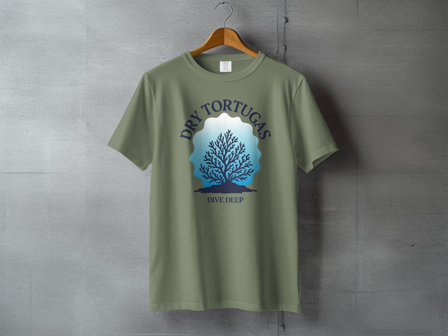 Dry Tortugas National Park Coral Depths T-Shirt - S - Sloth & Duck