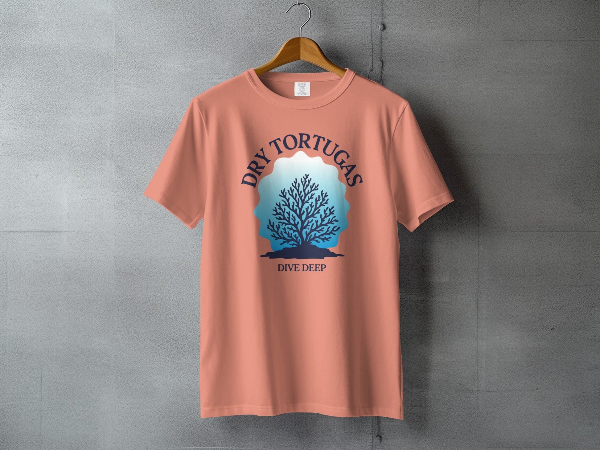 Dry Tortugas National Park Coral Depths T-Shirt - S - Sloth & Duck