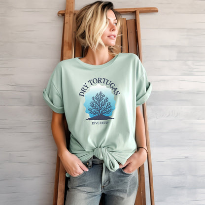Dry Tortugas National Park Coral Depths T-Shirt - S - Sloth & Duck