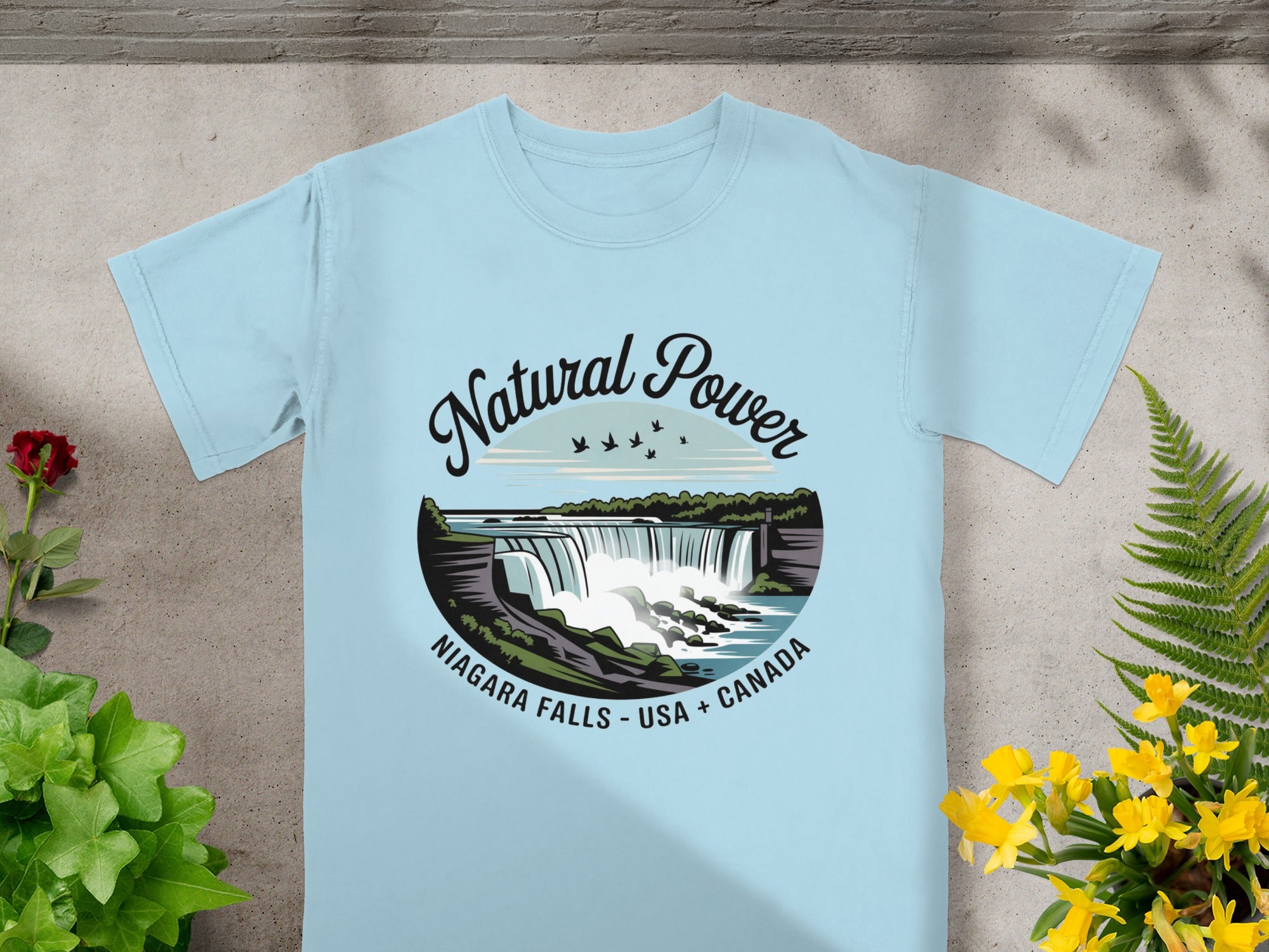 Natural Power Niagara Falls USA Canada T-Shirt product