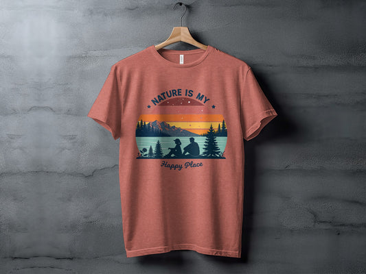 Nature Is My Happy Place Graphic T-Shirt