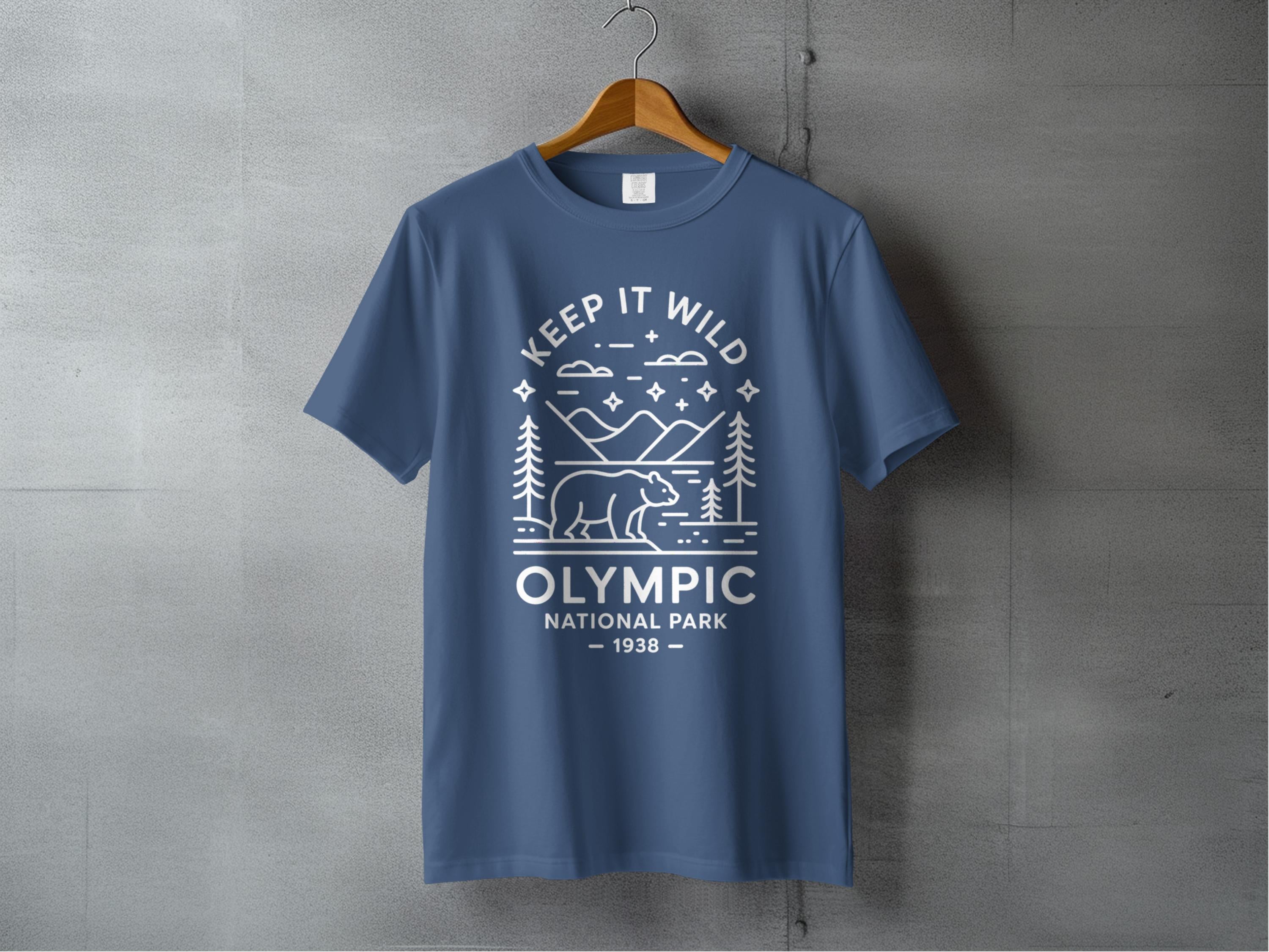 Keep It Wild Olympic National Park 1938 T-shirt product type