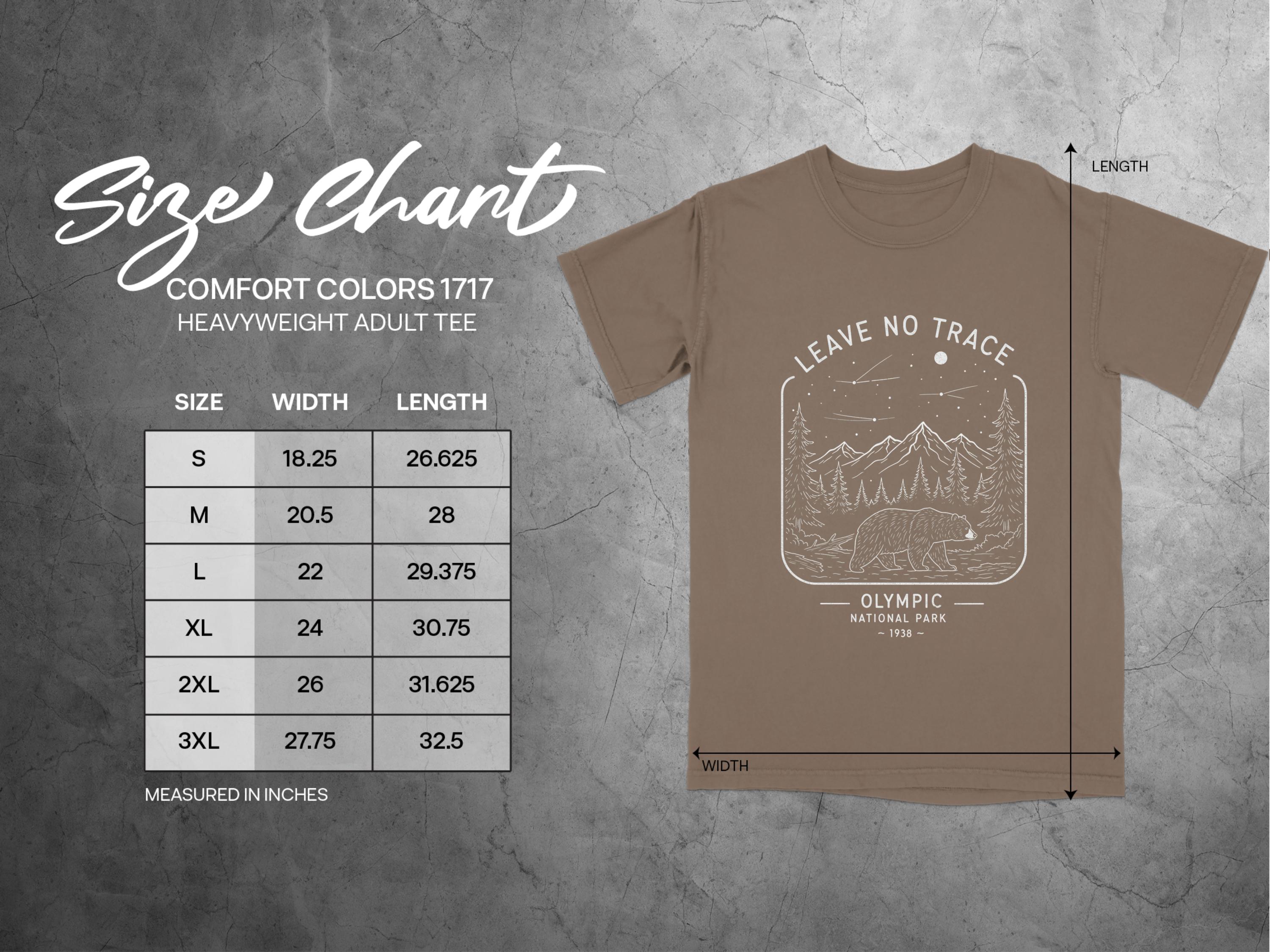Leave No Trace Olympic National Park T-Shirt product