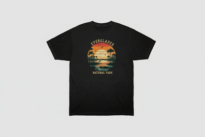 "Everglades National Park" T-Shirt - Black - Sloth & Duck