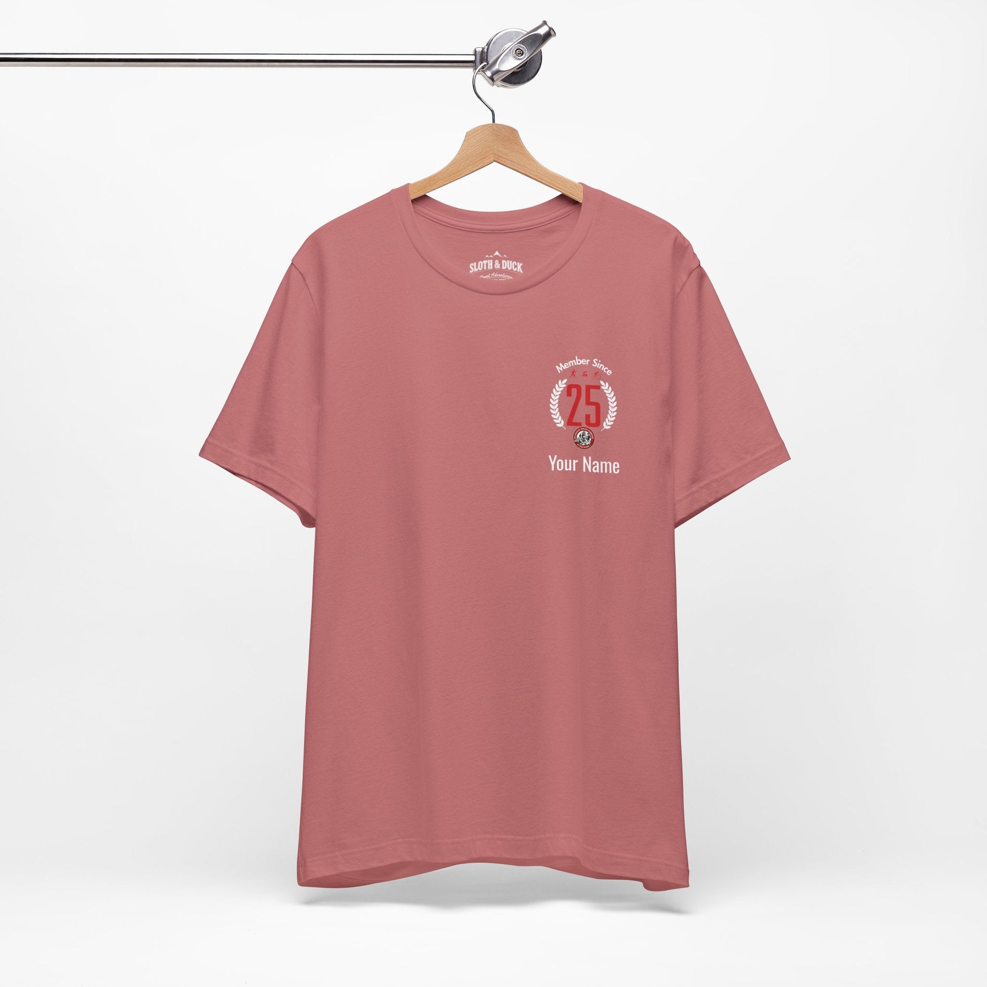 Everyday Athlete Clubhouse Members Tee - Mauve - Sloth & Duck