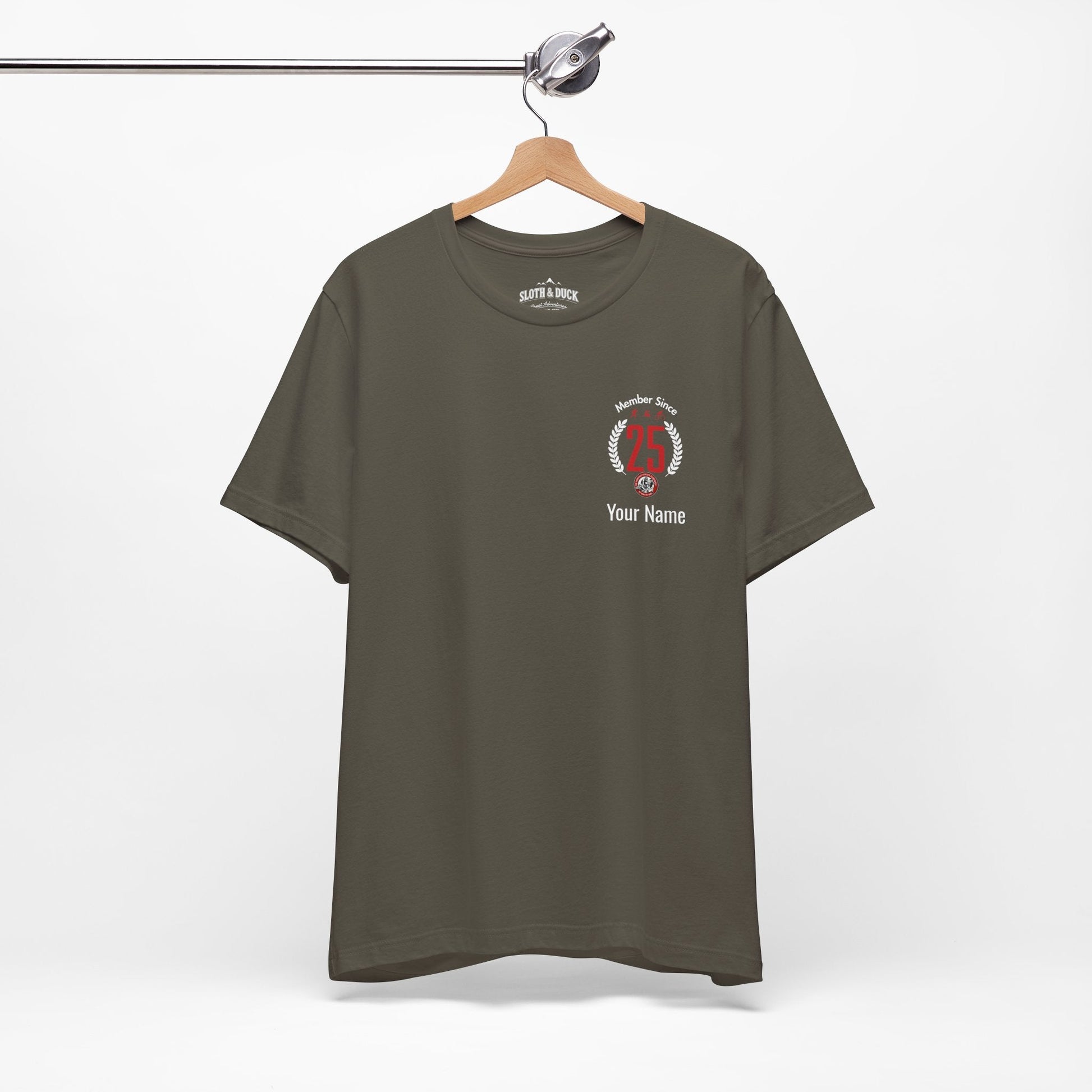 Everyday Athlete Clubhouse Members Tee - Army - Sloth & Duck