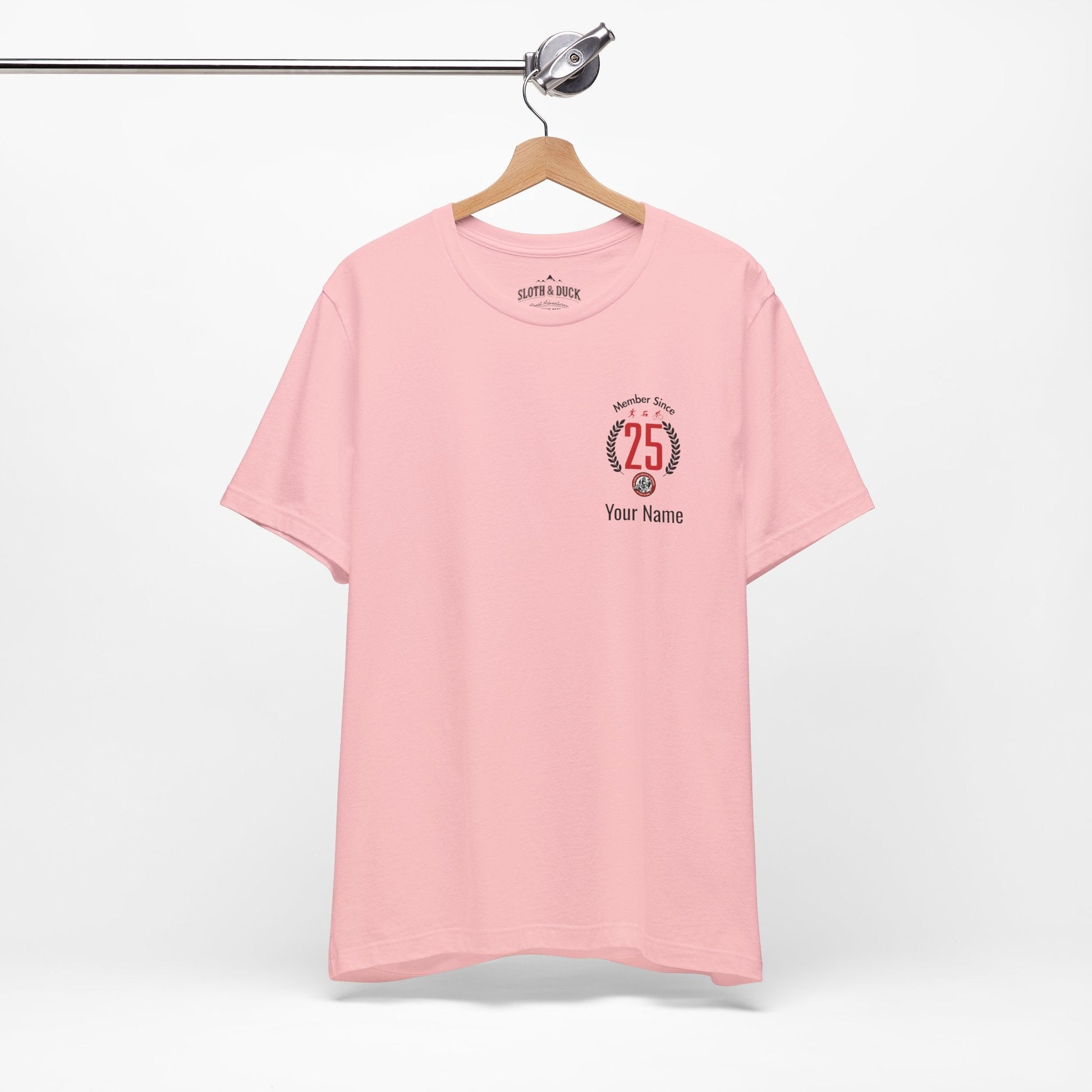 Everyday Athlete Clubhouse Members Tee - Pink - Sloth & Duck