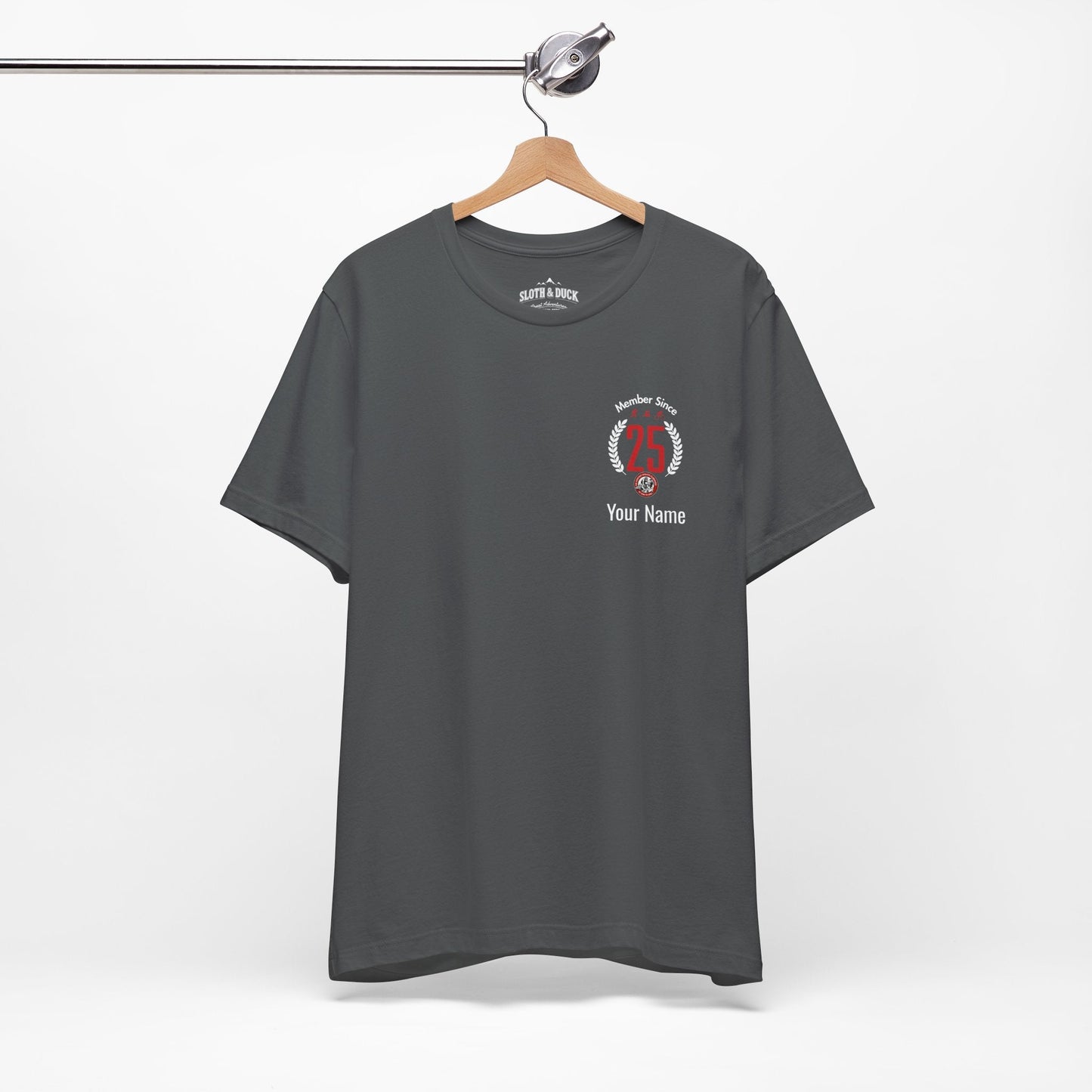 Everyday Athlete Clubhouse Members Tee - Asphalt - Sloth & Duck