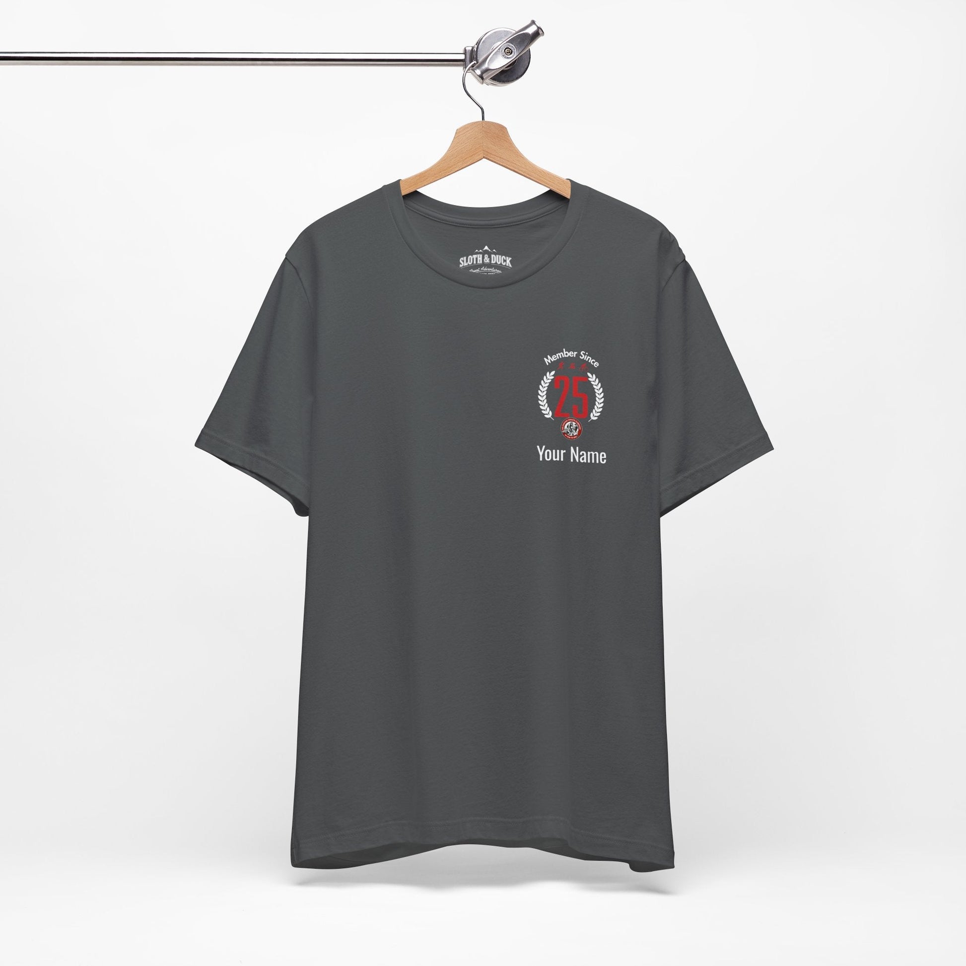 Everyday Athlete Clubhouse Members Tee - Asphalt - Sloth & Duck