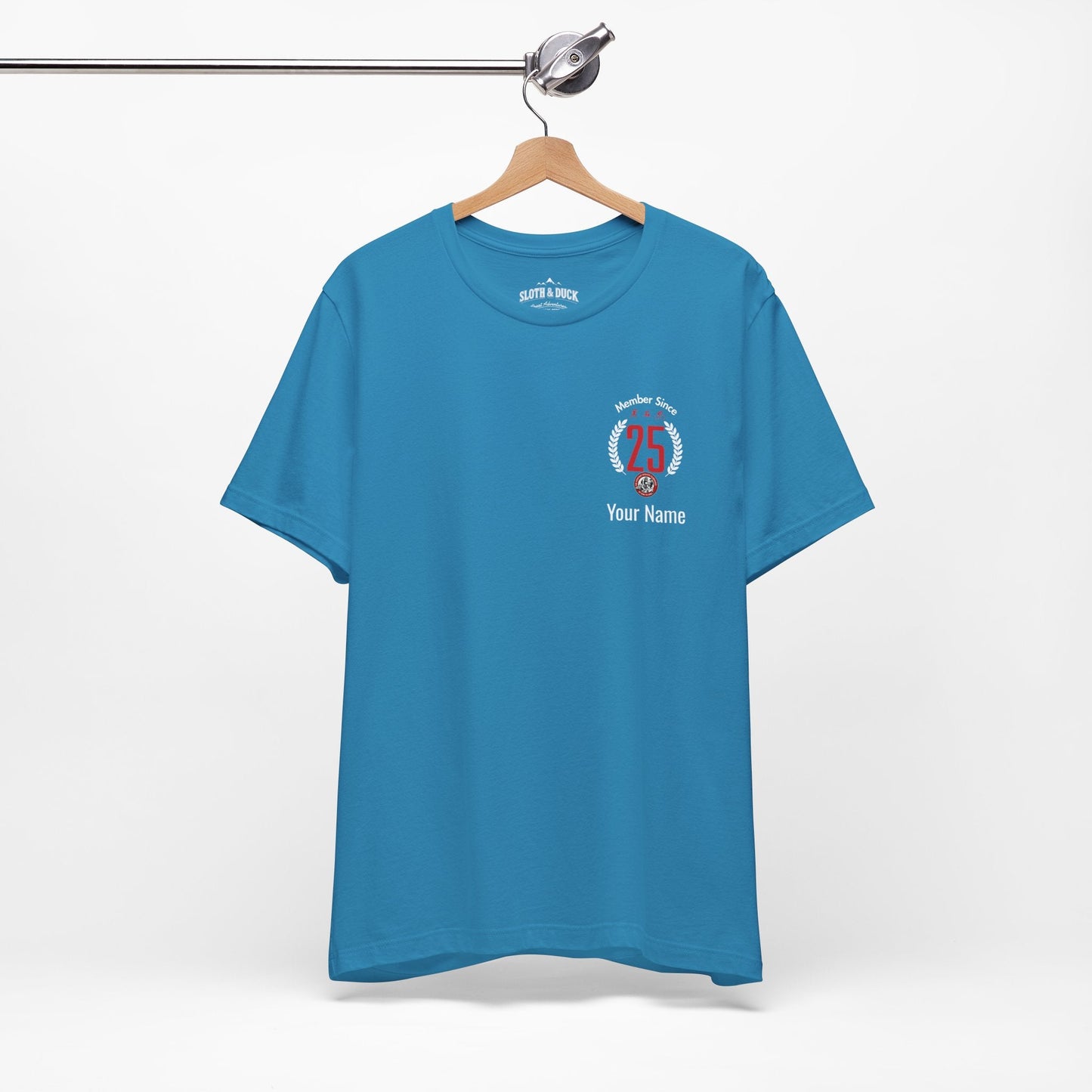 Everyday Athlete Clubhouse Members Tee - Aqua - Sloth & Duck