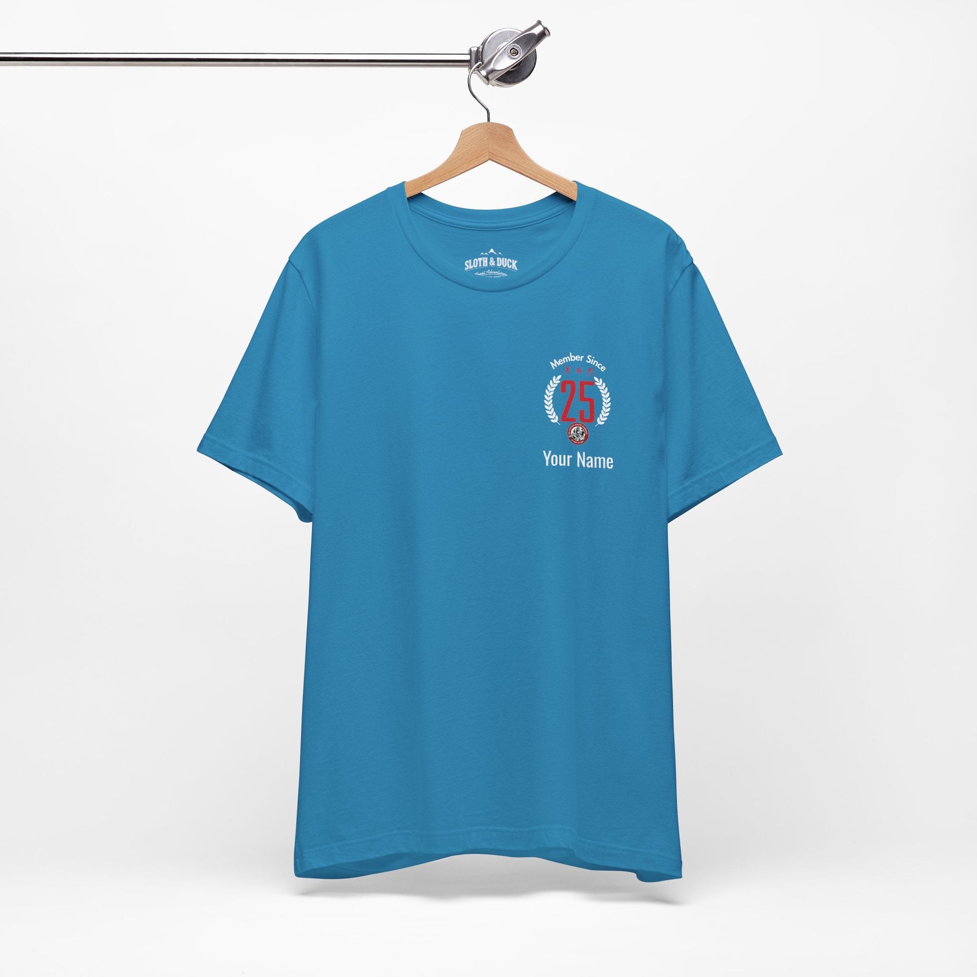 Everyday Athlete Clubhouse Members Tee - Aqua - Sloth & Duck