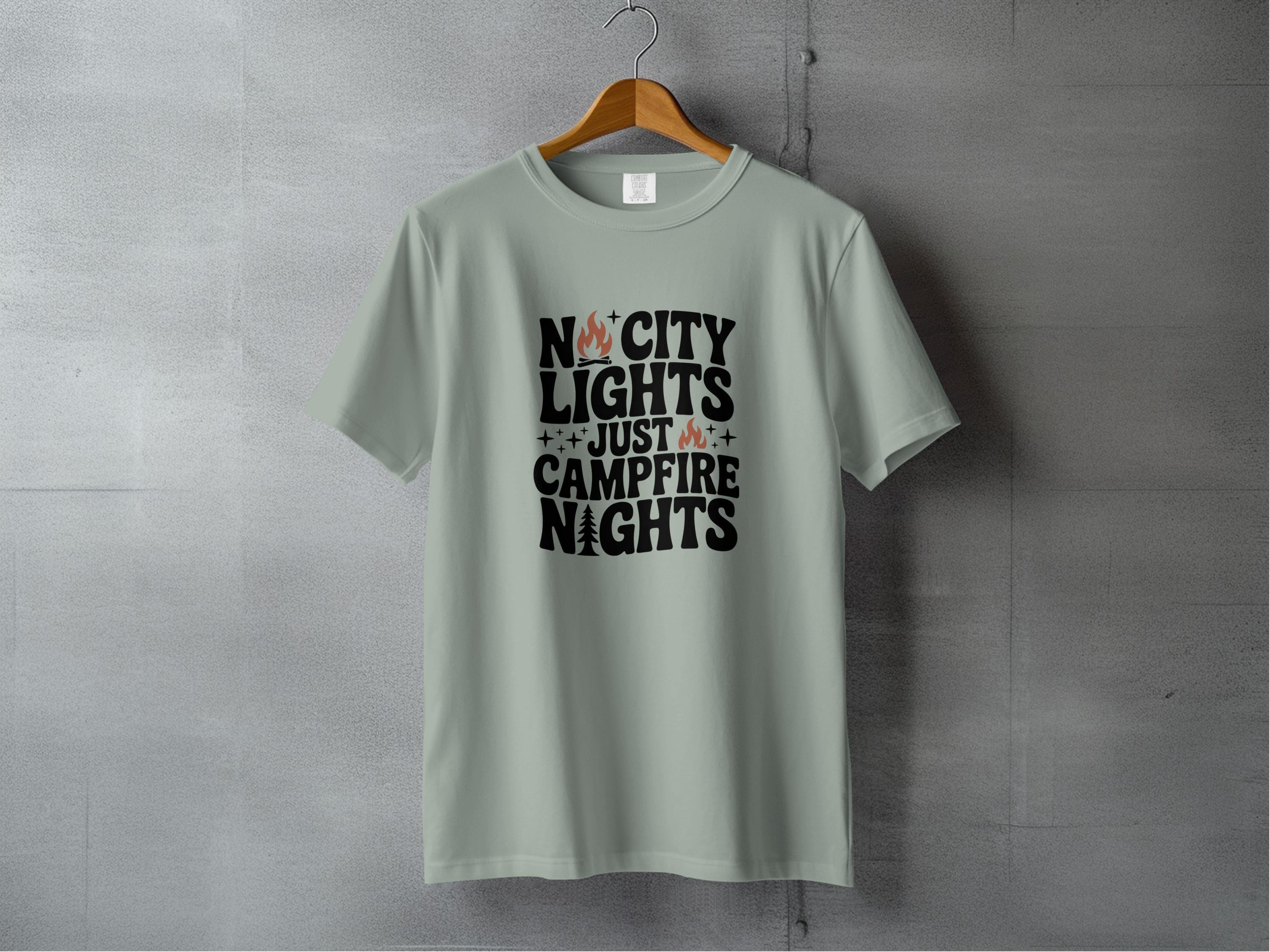 No City Lights Just Campfire Nights T-shirt product