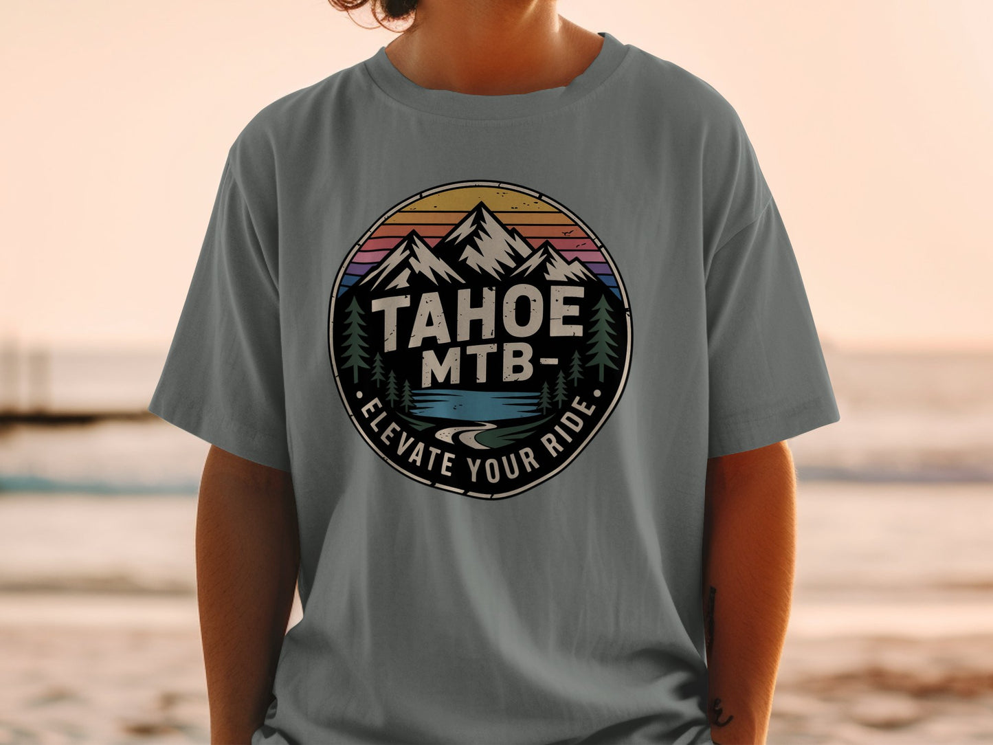 Elevate Your Ride Tahoe MTB Graphic T-Shirt product type