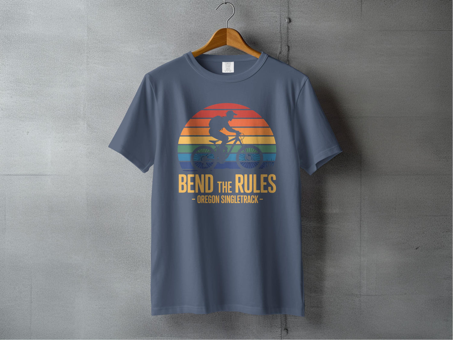 Bend The Rules Oregon Singletrack T-shirt product type