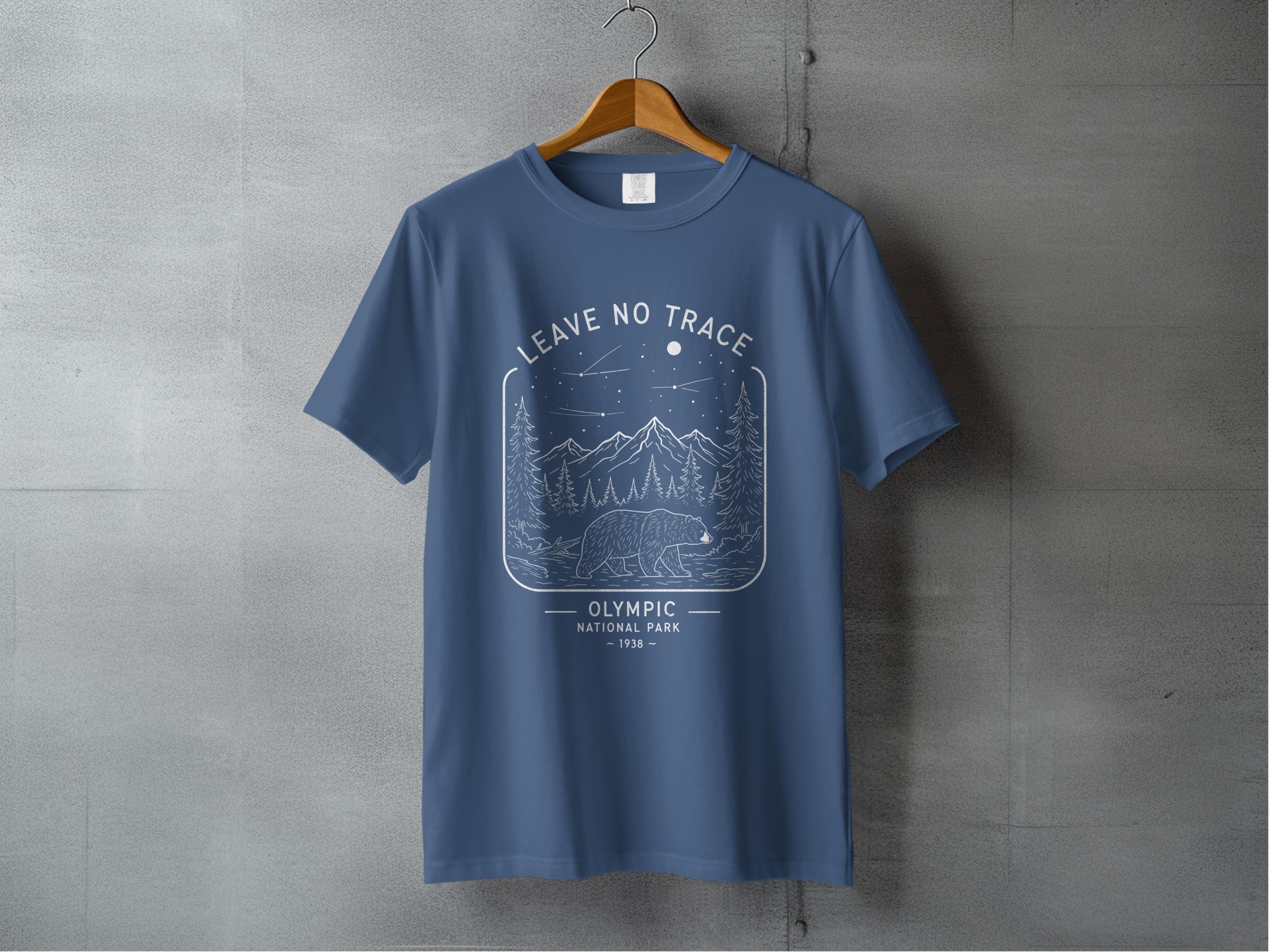 Leave No Trace Olympic National Park T-Shirt product