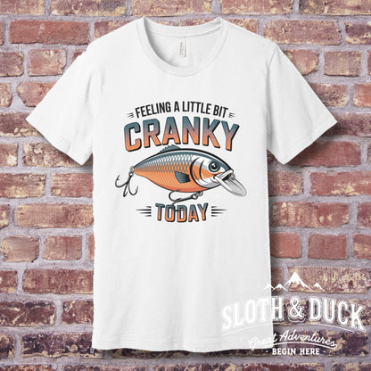 "Feeling A Little Bit Cranky Today" Graphic T-Shirts - T-Shirt - S - Sloth & Duck