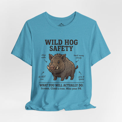 Feral Hog Safety T-Shirt - S - Sloth & Duck