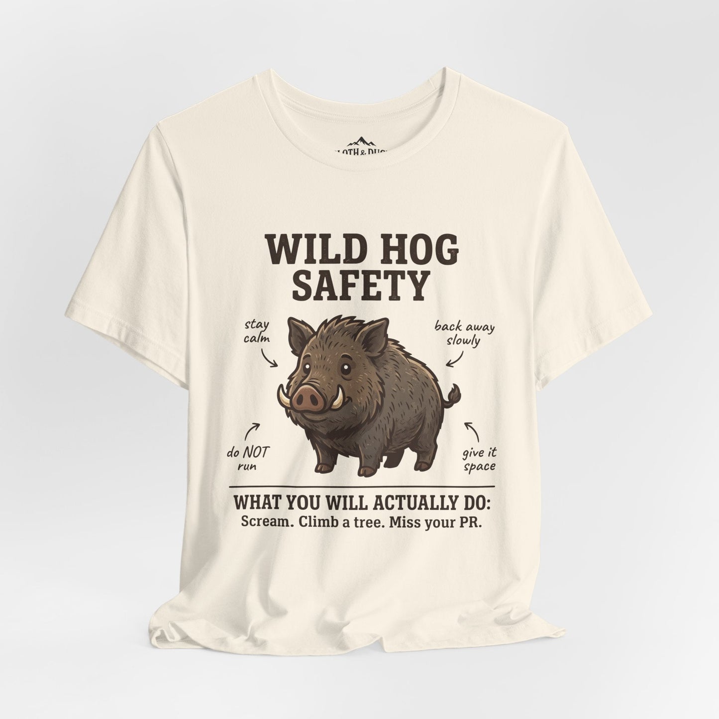 Feral Hog Safety T-Shirt - M - Sloth & Duck