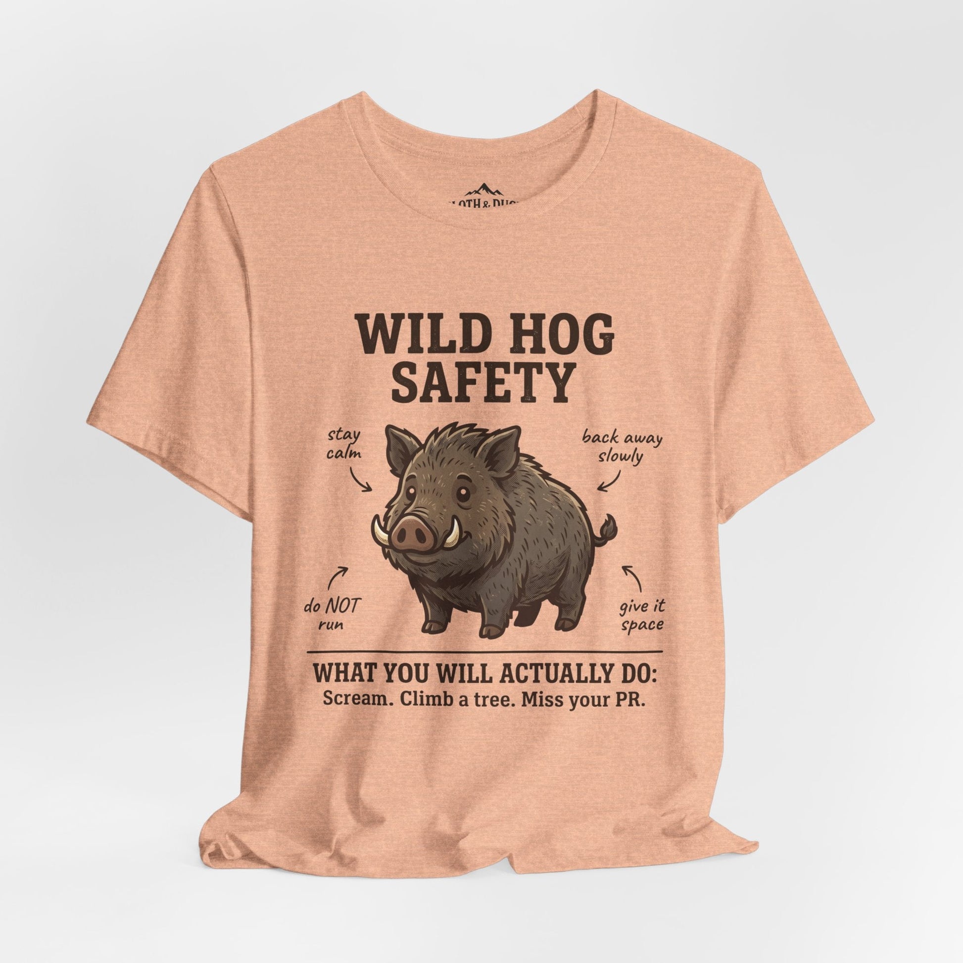 Feral Hog Safety T-Shirt - S - Sloth & Duck