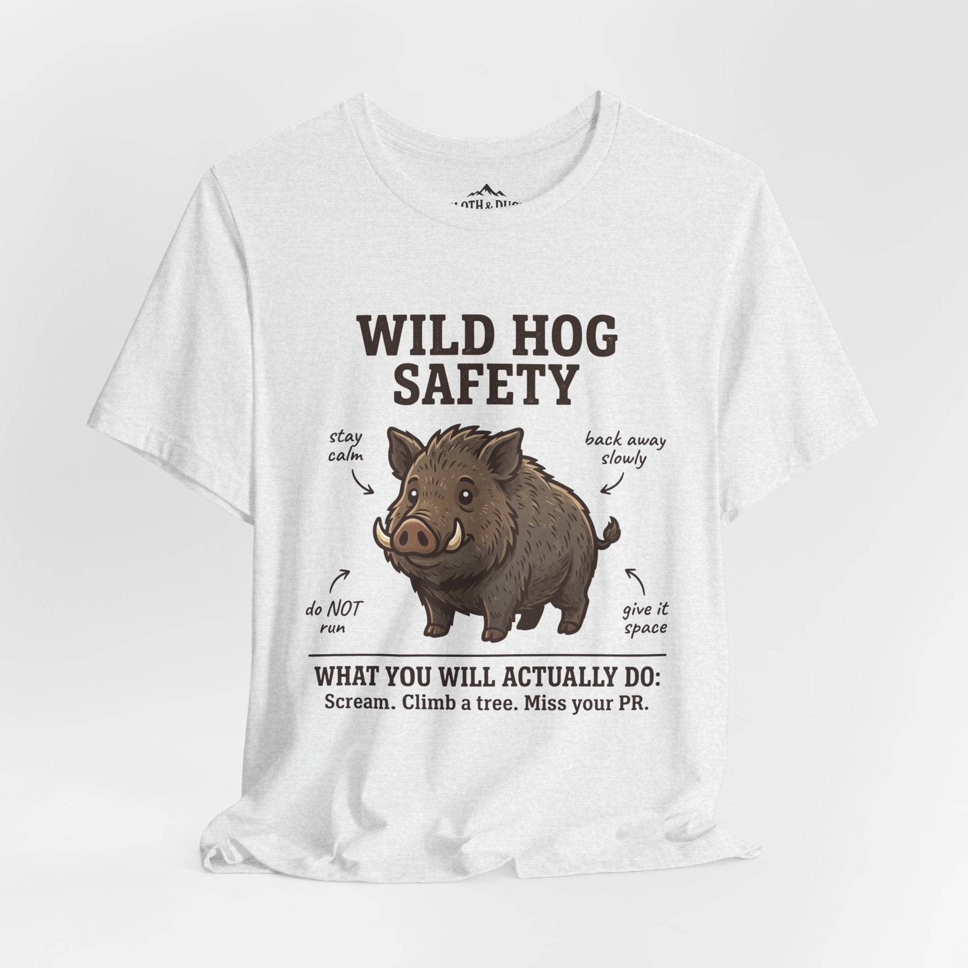 Feral Hog Safety T-Shirt - S - Sloth & Duck