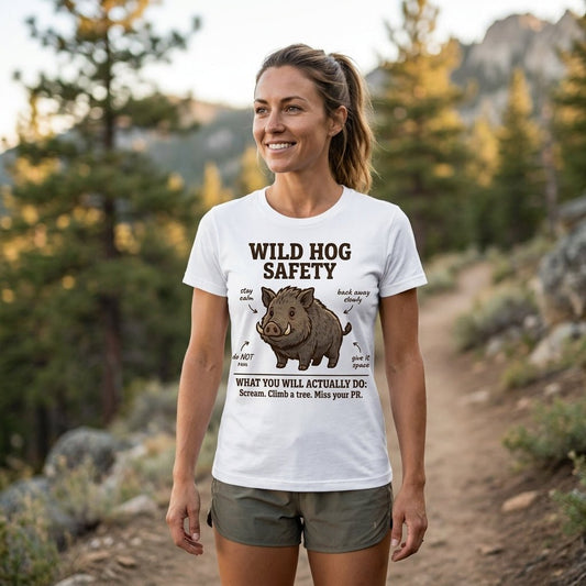 Feral Hog Safety T-Shirt - M - Sloth & Duck