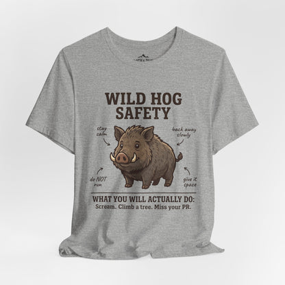 Feral Hog Safety T-Shirt - S - Sloth & Duck