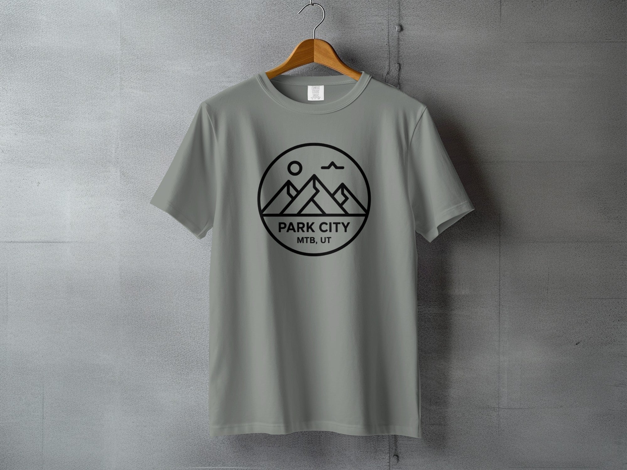 Park City MTB UT Graphic Tee Bold Statement Product