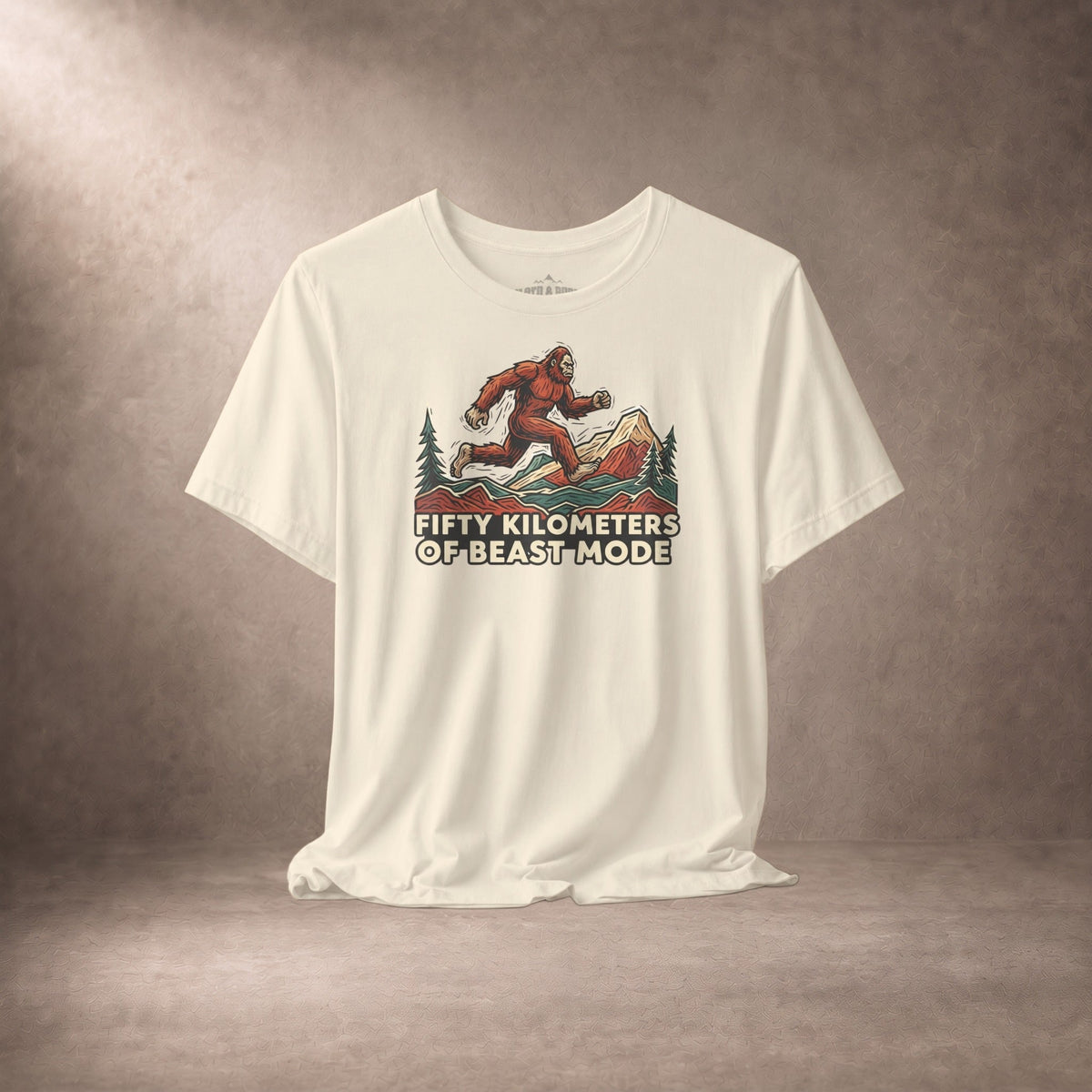 Fifty Kilometers Of Beast Mode Running Bigfoot T-Shirt -XS - Sloth & Duck