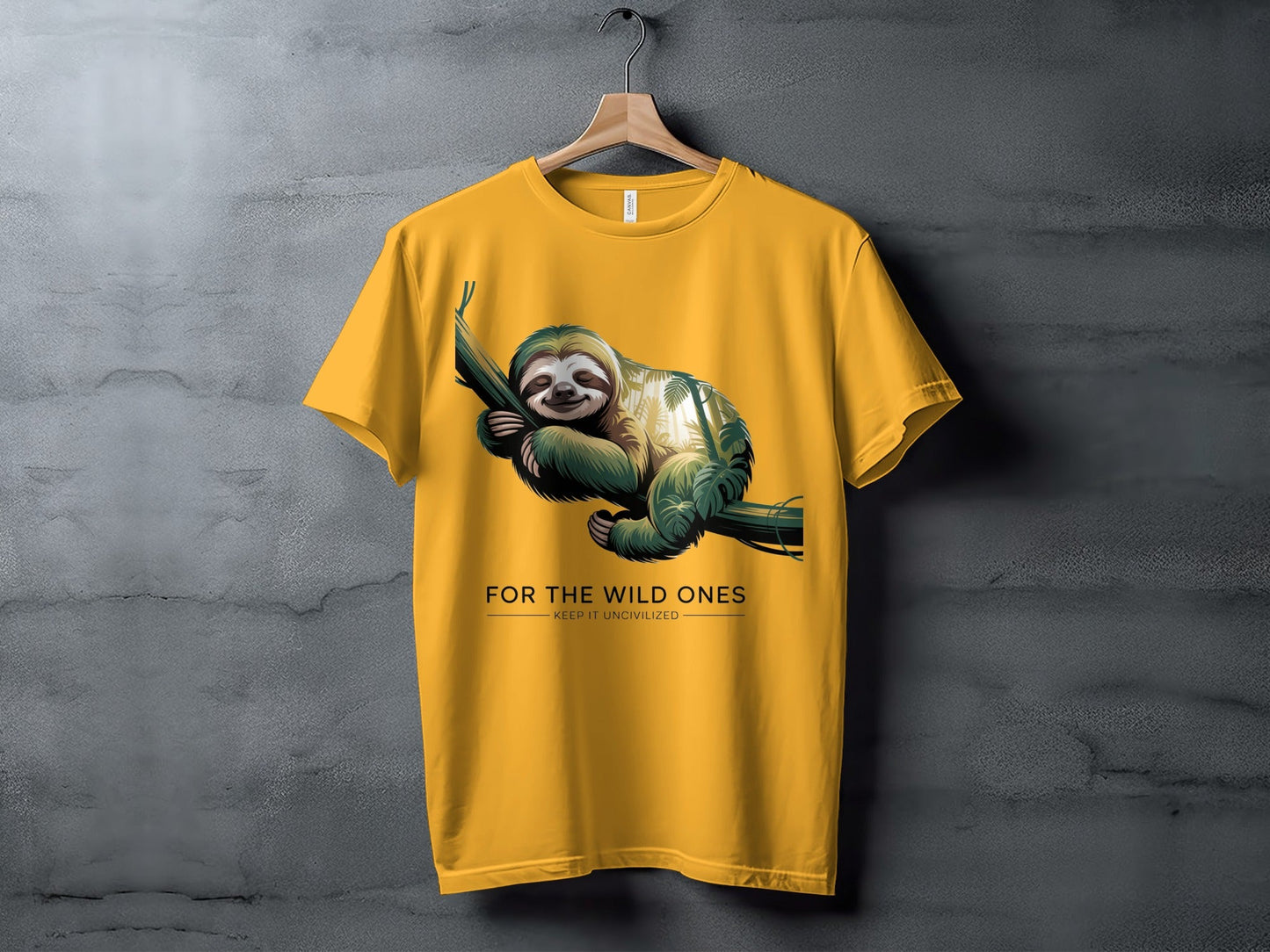 For the Wild Ones Sloth T-Shirt - XS - Sloth & Duck
