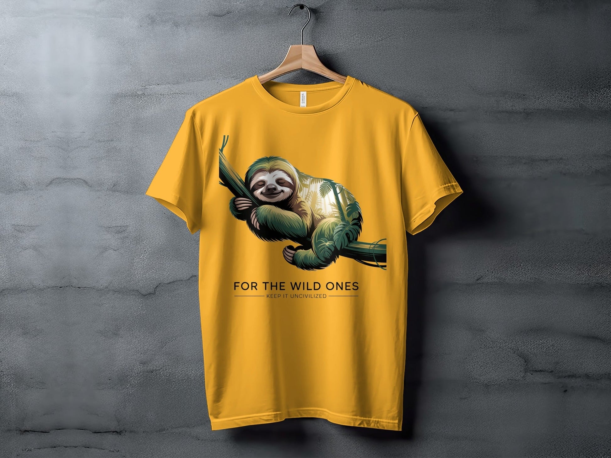 For the Wild Ones Sloth T-Shirt - XS - Sloth & Duck