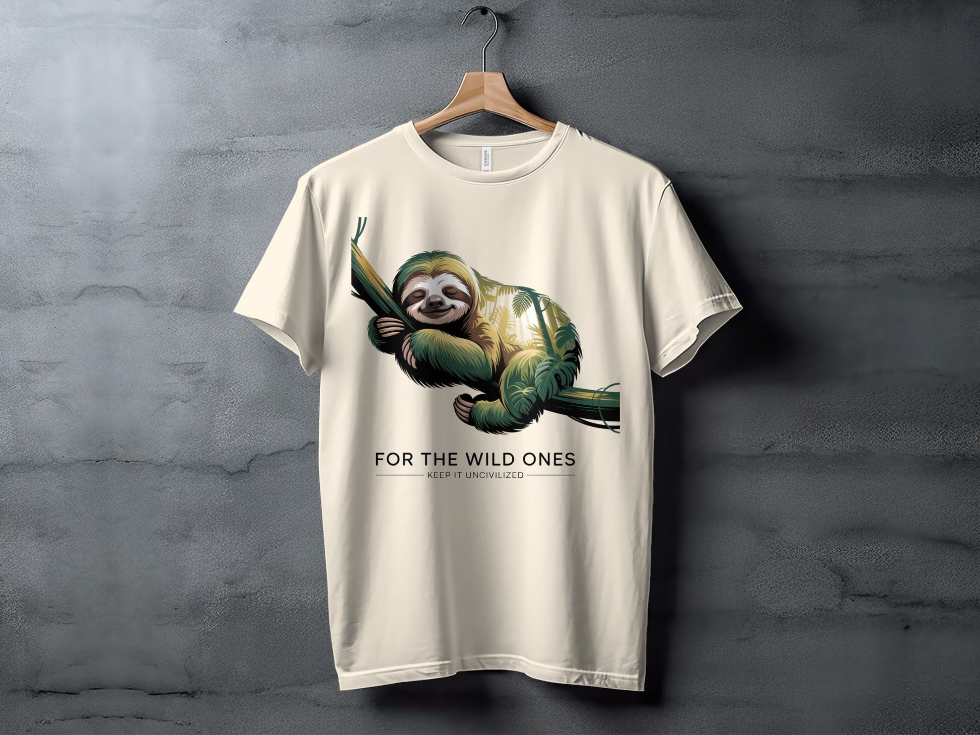 For the Wild Ones Sloth T-Shirt - XS - Sloth & Duck