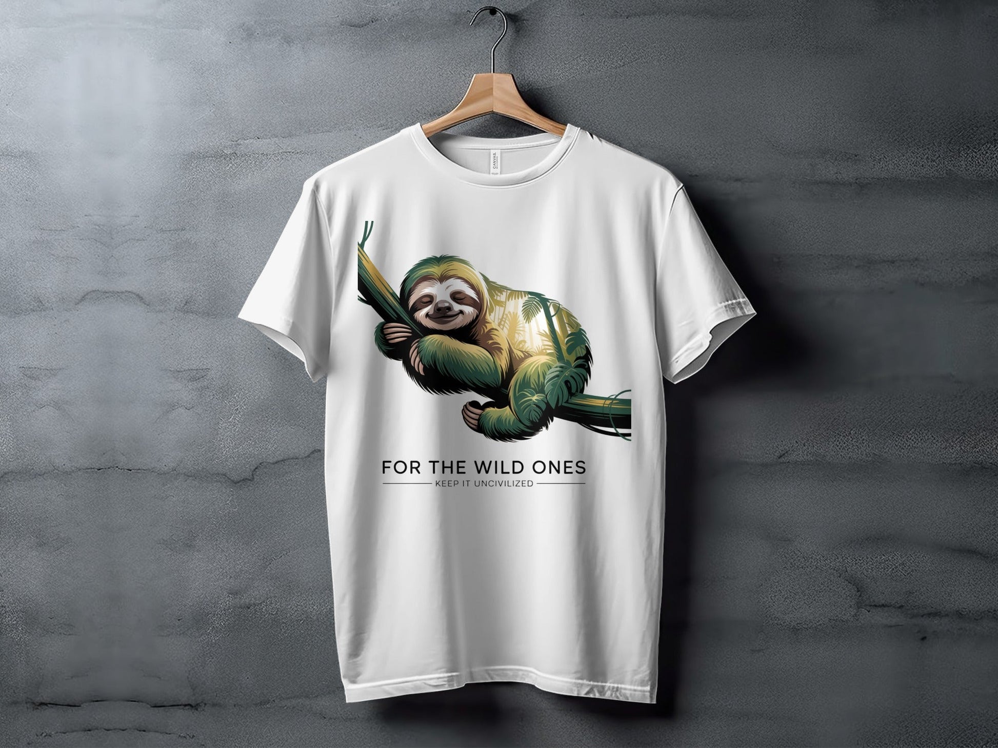For the Wild Ones Sloth T-Shirt - XS - Sloth & Duck