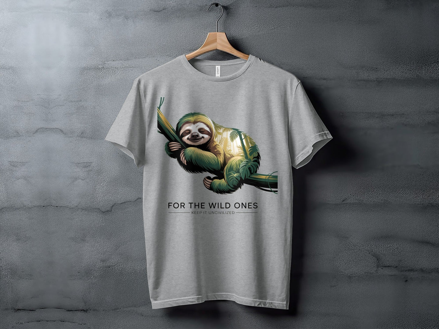 For the Wild Ones Sloth T-Shirt - XS - Sloth & Duck