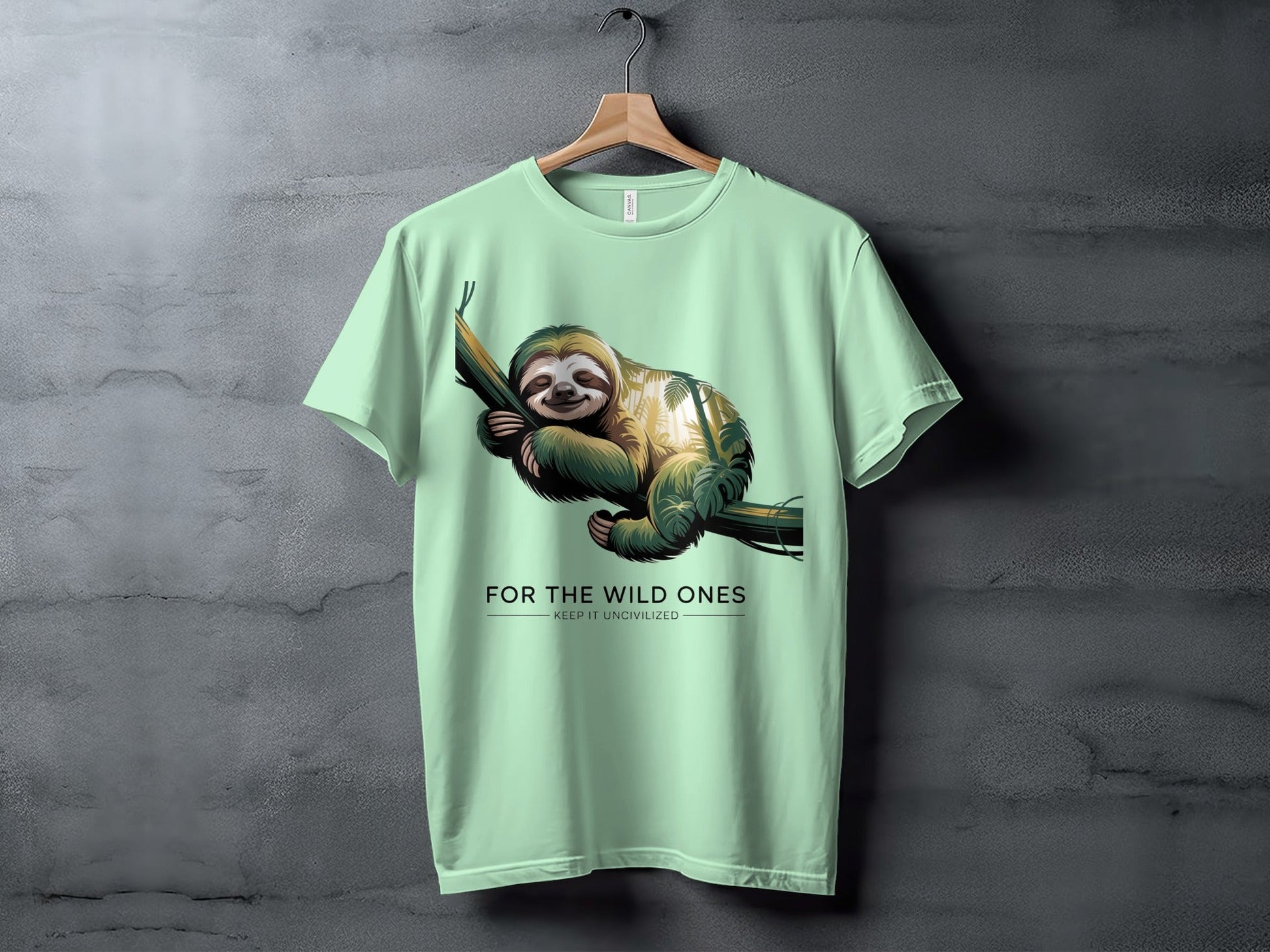 For the Wild Ones Sloth T-Shirt - XS - Sloth & Duck
