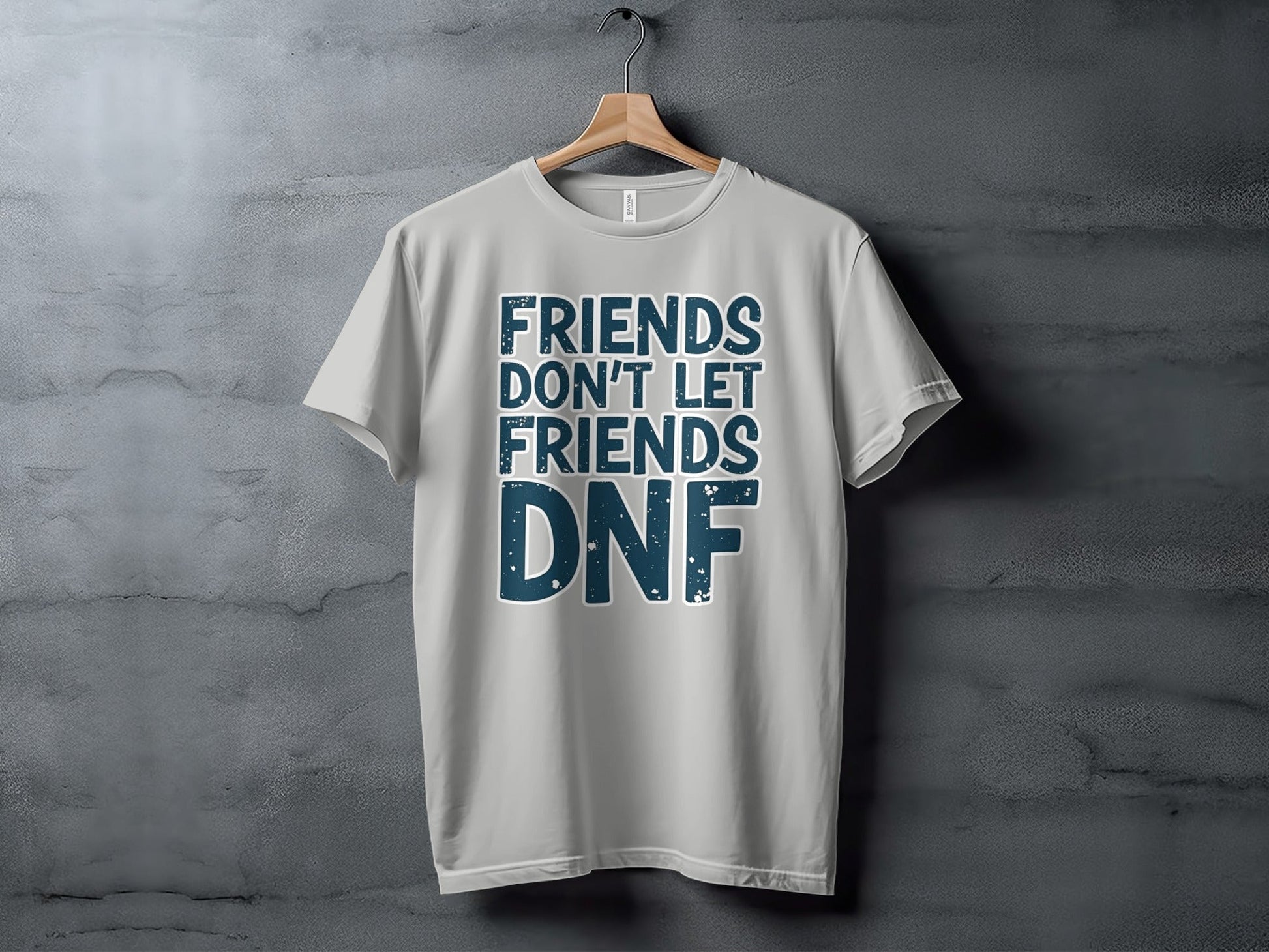 Friends Don’t Let Friends DNF T-Shirt - Blossom - Sloth & Duck