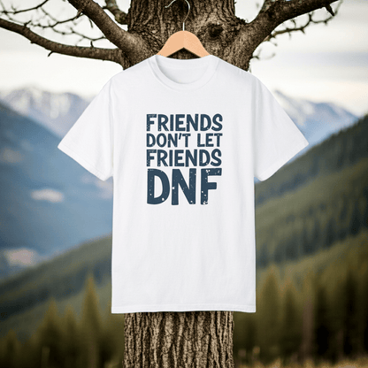 Friends Don’t Let Friends DNF T-Shirt - Terracotta - Sloth & Duck