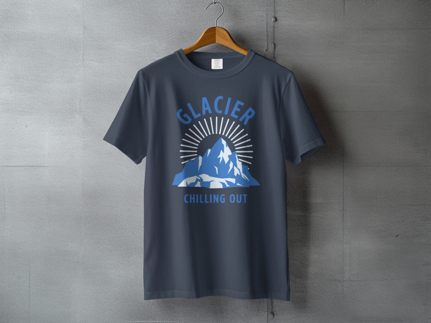 Glacier National Park 'Chilling Out' T-Shirt - S - Sloth & Duck
