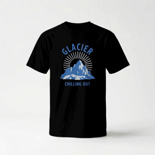 Glacier National Park 'Chilling Out' T-Shirt - S - Sloth & Duck