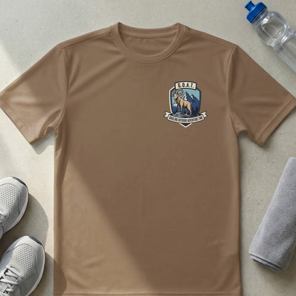 G.O.A.T. Grueling Outdoor Adventure Time Mountain Goat T-Shirt - XS - Sloth & Duck