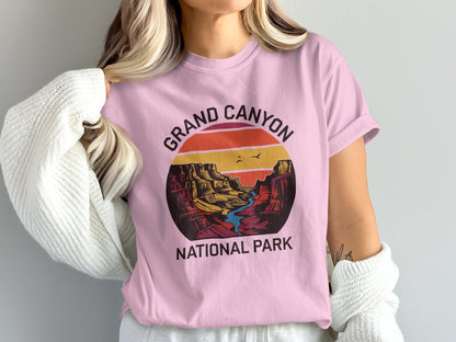 "Grand Canyon National Park" T-Shirt - Blossom - Sloth & Duck