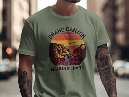 "Grand Canyon National Park" T-Shirt - Sage - Sloth & Duck