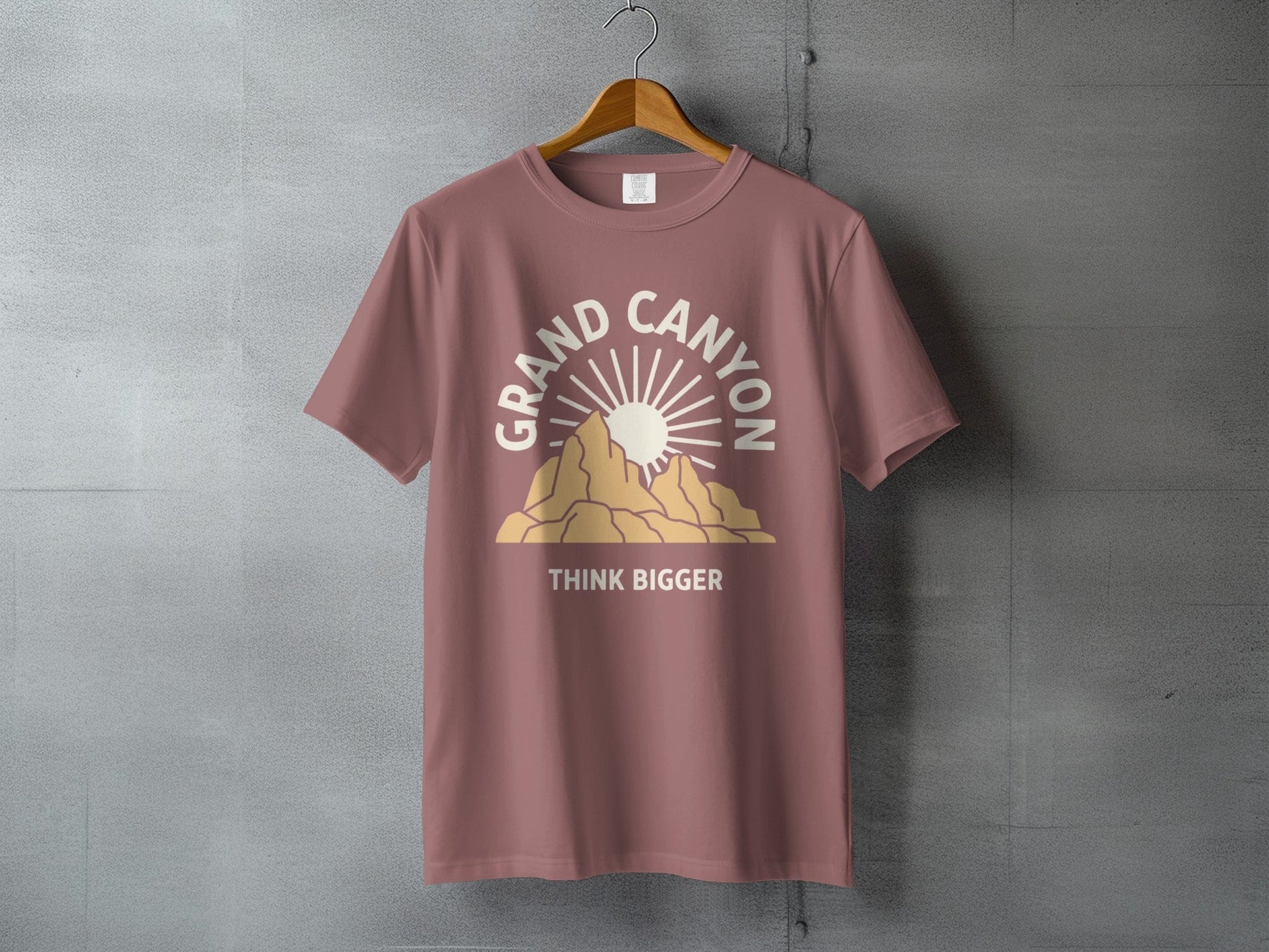 Grand Canyon National Park 'Think Bigger' Graphic T-Shirt - S - Sloth & Duck