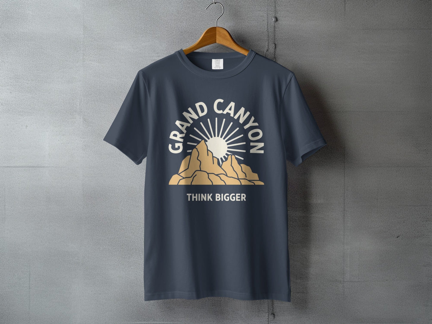 Grand Canyon National Park 'Think Bigger' Graphic T-Shirt - S - Sloth & Duck