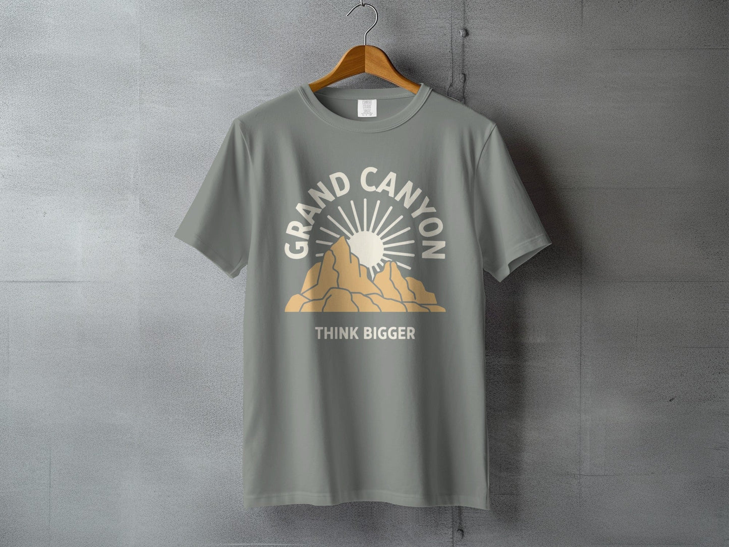 Grand Canyon National Park 'Think Bigger' Graphic T-Shirt - S - Sloth & Duck