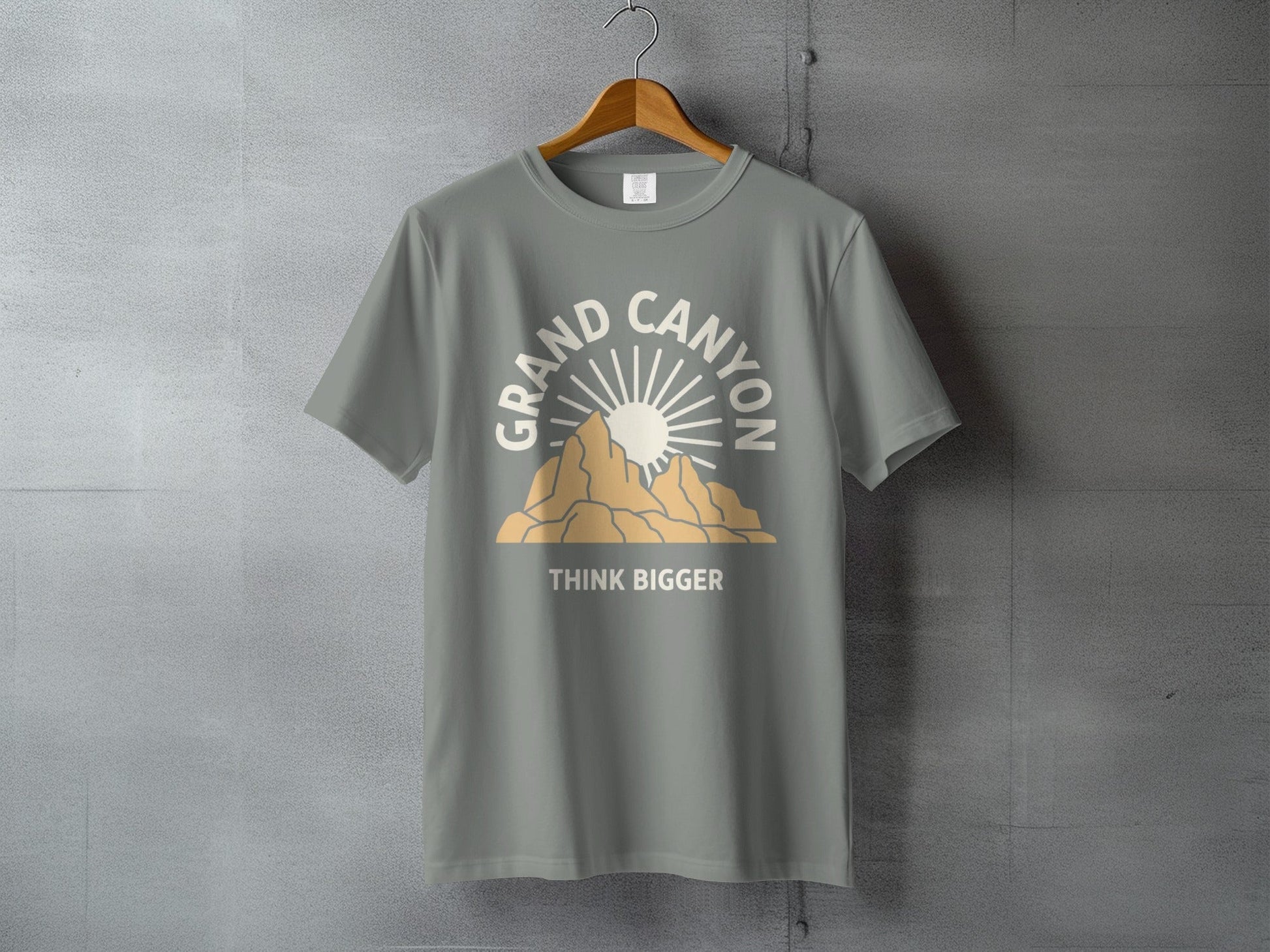 Grand Canyon National Park 'Think Bigger' Graphic T-Shirt - S - Sloth & Duck
