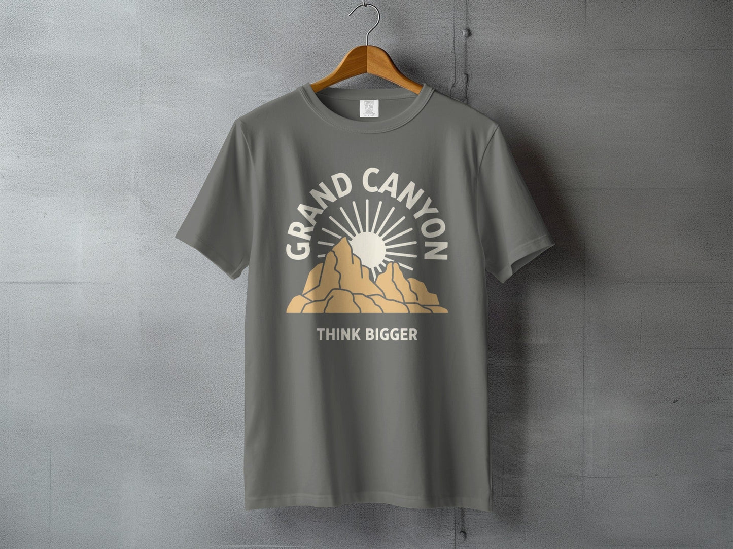 Grand Canyon National Park 'Think Bigger' Graphic T-Shirt - S - Sloth & Duck