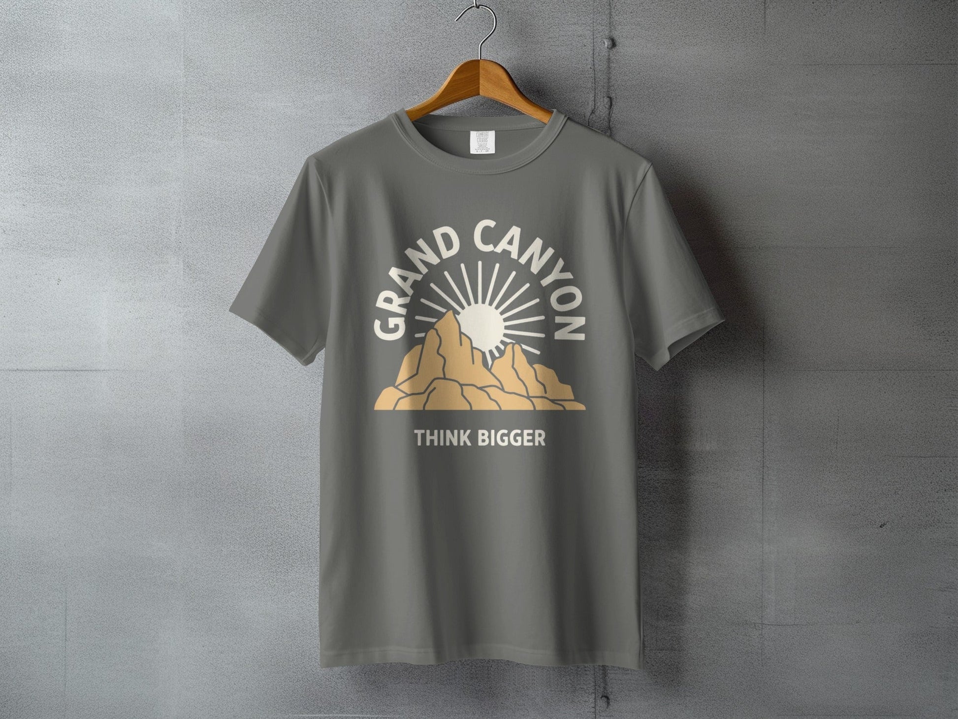 Grand Canyon National Park 'Think Bigger' Graphic T-Shirt - S - Sloth & Duck