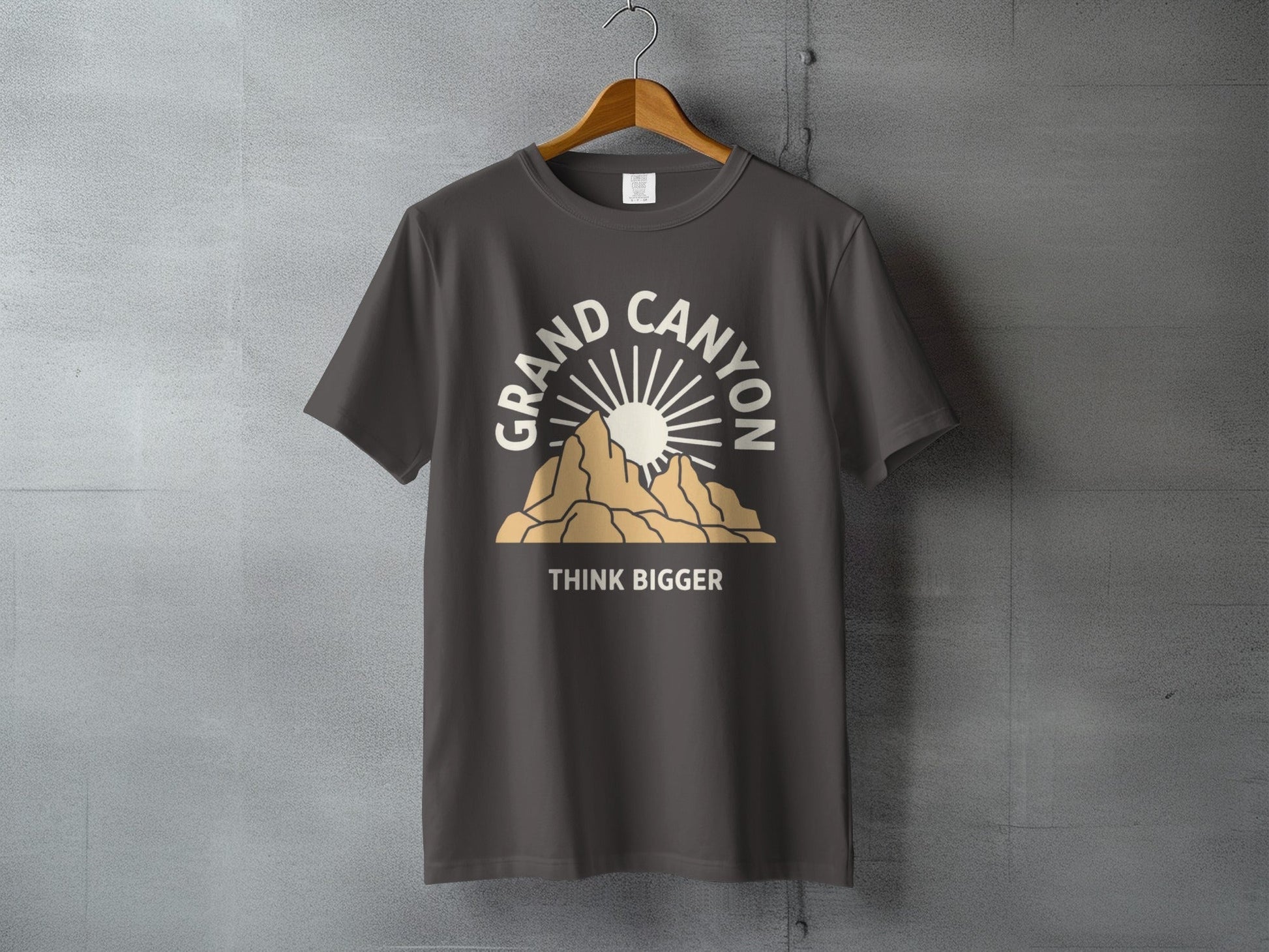 Grand Canyon National Park 'Think Bigger' Graphic T-Shirt - S - Sloth & Duck