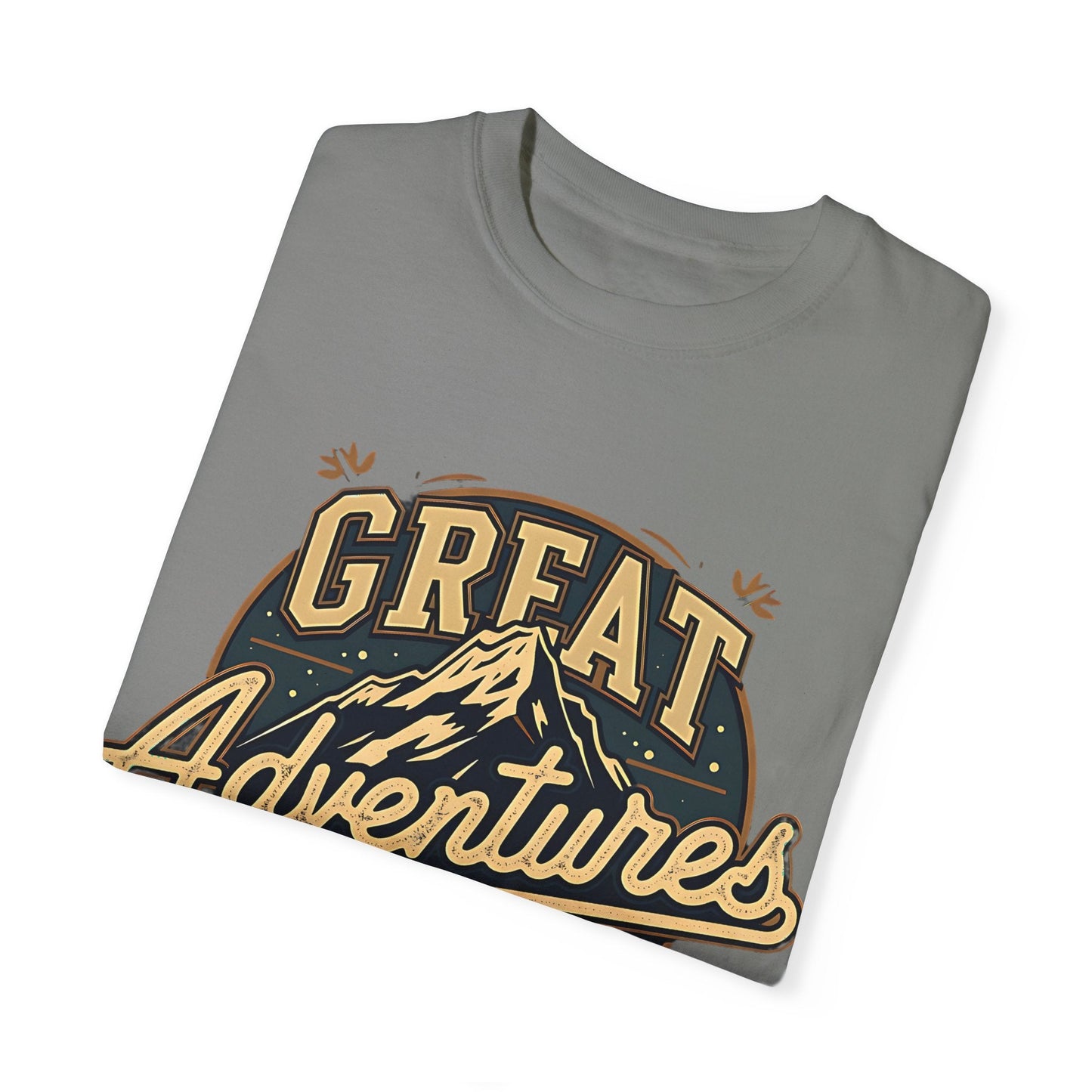 "Great Adventures" Mountain Graphic T-Shirt - Granite - Sloth & Duck